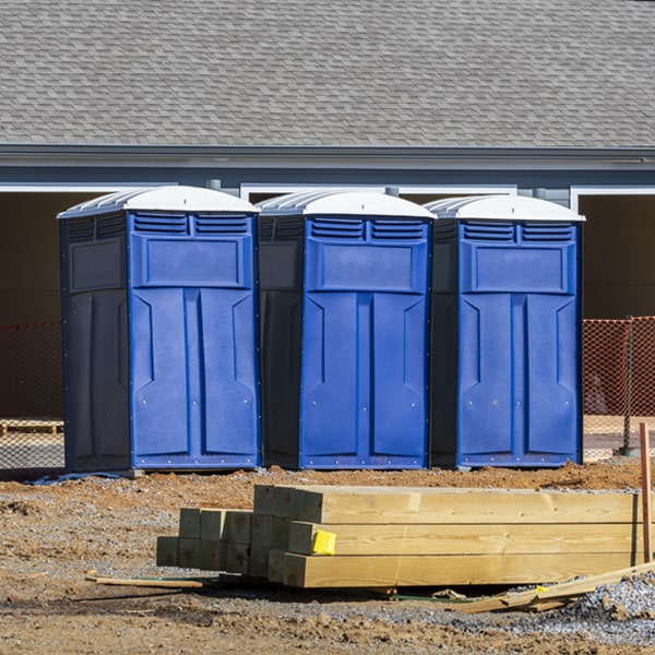 are there any restrictions on what items can be disposed of in the porta potties in Winchester